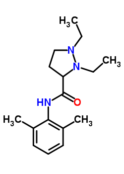 23280-58-2  N-(2,6-dimethylphenyl)-1,2-diethylpyrazolidine-3-carboxamide