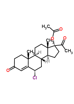 2477-73-8;33125-90-5  (6alpha)-6-chloro-3,20-dioxopregn-4-en-17-yl acetate
