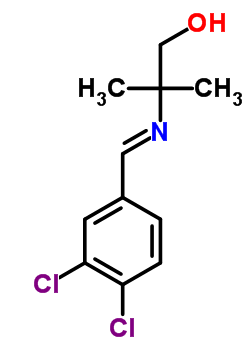 25457-97-0  2-{[(E)-(3,4-dichlorophenyl)methylidene]amino}-2-methylpropan-1-ol