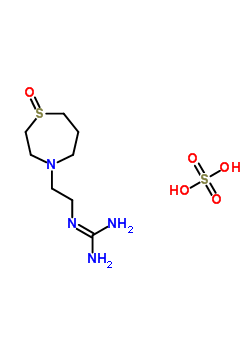 2779-59-1  2-[2-(1-oxido-1,4-thiazepan-4-yl)ethyl]guanidine sulfate (1:1)