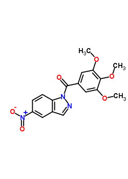 28611-06-5  (5-nitro-1H-indazol-1-yl)(3,4,5-trimethoxyphenyl)methanone