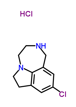 28740-92-3  9-chloro-1,2,3,4,6,7-hexahydro[1,4]diazepino[6,7,1-hi]indole hydrochloride (1:1)