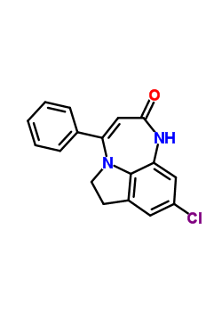 28889-34-1  9-chloro-4-phenyl-6,7-dihydro[1,4]diazepino[3,2,1-hi]indol-2(1H)-one