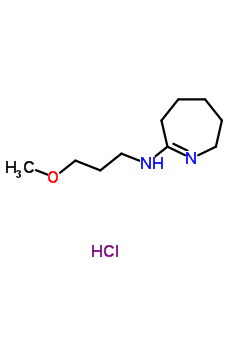 29919-35-5  N-(3-methoxypropyl)-3,4,5,6-tetrahydro-2H-azepin-7-amine hydrochloride (1:1)