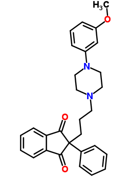 31518-93-1  2-{3-[4-(3-methoxyphenyl)piperazin-1-yl]propyl}-2-phenyl-1H-indene-1,3(2H)-dione