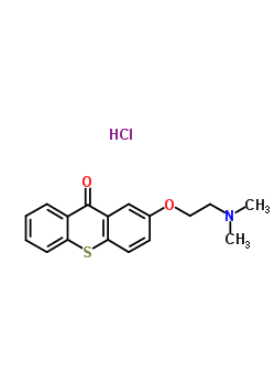 31696-71-6  2-[2-(dimethylamino)ethoxy]-9H-thioxanthen-9-one hydrochloride (1:1)