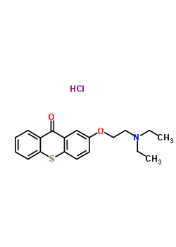 31771-67-2  2-[2-(diethylamino)ethoxy]-9H-thioxanthen-9-one hydrochloride (1:1)