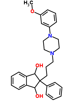 31805-04-6  2-{3-[4-(3-methoxyphenyl)piperazin-1-yl]propyl}-2-phenyl-2,3-dihydro-1H-indene-1,3-diol