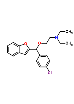 32779-46-7  2-[1-benzofuran-2-yl(4-chlorophenyl)methoxy]-N,N-diethylethanamine