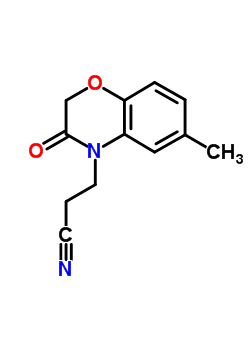 351003-19-5  2,3-Dihydro-6-methyl-3-oxo-4H-1,4-benzoxazine-4-propionitrile