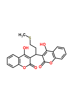 3624-51-9  4,4'-dihydroxy-3,3'-(1-methylthiotrimethylene)dicoumarin