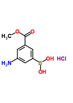 3-Amino-5-(methoxycarbonyl)benzeneboronic acid hydrochloride