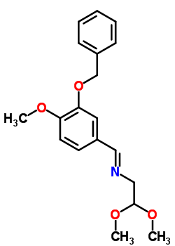 41462-21-9  N-((1E)-(3-(benzyloxy)-4-methoxyphenyl)methylidene)-2,2-dimethoxyethanamine