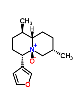 468-89-3  4-(3-furyl)-1,7-dimethylperhydroquinolizine 5-oxide