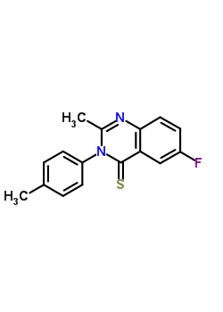 49579-44-4  6-fluoro-2-methyl-3-(4-methylphenyl)quinazoline-4(3H)-thione