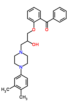 49646-18-6  (2-{3-[4-(3,4-dimethylphenyl)piperazin-1-yl]-2-hydroxypropoxy}phenyl)(phenyl)methanone
