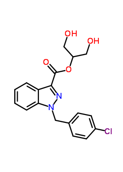 50264-96-5  1,3-dihydroxypropan-2-yl 1-(4-chlorobenzyl)-1H-indazole-3-carboxylate