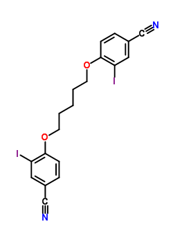 50381-90-3  4,4'-[pentane-1,5-diylbis(oxy)]bis(3-iodobenzonitrile)