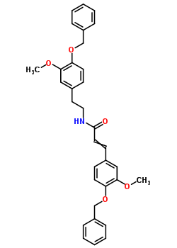 56113-94-1  (2Z)-3-(4-(benzyloxy)-3-methoxyphenyl)-N-(2-(4-(benzyloxy)-3-methoxyphenyl)ethyl)prop-2-enamide