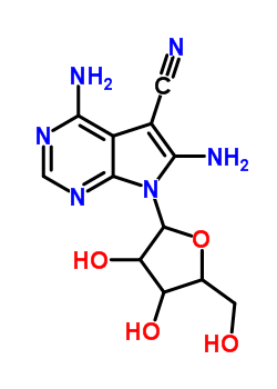 57071-61-1  4,6-diamino-7-pentofuranosyl-7H-pyrrolo[2,3-d]pyrimidine-5-carbonitrile