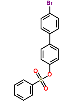 58743-85-4  4'-bromobiphenyl-4-yl benzenesulfonate 58743-85-4  4'-bromobiphenyl-4-yl benzenesulfonate