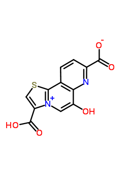 58745-45-2  3-carboxy-6-hydroxy[1,3]thiazolo[2,3-f][1,6]naphthyridin-4-ium-8-carboxylate