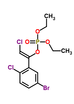 63955-97-5  (Z)-1-(5-bromo-2-chlorophenyl)-2-chloroethenyl diethyl phosphate