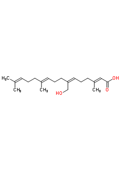 65811-39-4  (2E,6Z,10E)-7-(hydroxymethyl)-3,11,15-trimethylhexadeca-2,6,10,14-tetraenoic acid