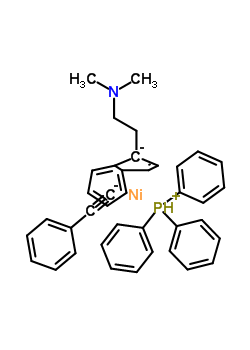 7228-30-0  ethynylbenzene; 2-inden-1-id-1-yl-N,N-dimethyl-ethanamine; nickel; triphenylphosphonium