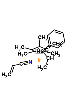 7237-03-8  iridium; 1,2,3,4,5-pentamethylcyclopenta-1,3-diene; prop-2-enenitrile; propylbenzene
