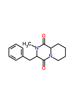 7240-12-2  3-benzyl-2-methyltetrahydro-2H-pyrido[1,2-a]pyrazine-1,4(3H,6H)-dione