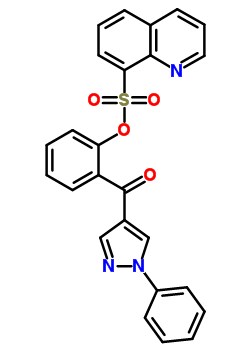 7243-09-6  2-[(1-phenyl-1H-pyrazol-4-yl)carbonyl]phenyl quinoline-8-sulfonate