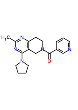 7243-26-7  2-methyl-6-(pyridin-3-ylcarbonyl)-4-pyrrolidin-1-yl-5,6,7,8-tetrahydropyrido[4,3-d]pyrimidine