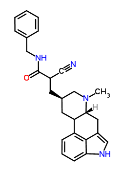74627-33-1  N-benzyl-2-cyano-3-[(8beta,10xi)-6-methylergolin-8-yl]propanamide