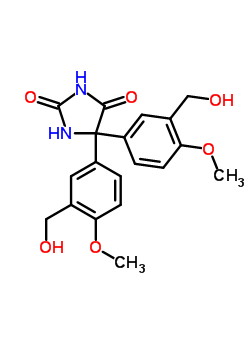 74697-46-4  5,5-bis[3-(hydroxymethyl)-4-methoxyphenyl]imidazolidine-2,4-dione