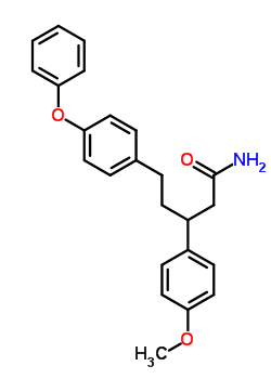 75436-91-8  3-(4-methoxyphenyl)-5-(4-phenoxyphenyl)pentanamide