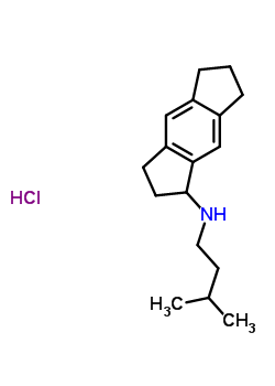 75463-33-1  N-(3-methylbutyl)-1,2,3,5,6,7-hexahydro-s-indacen-1-amine hydrochloride