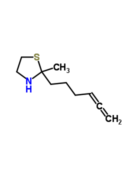 75606-63-2  2-hexa-4,5-dien-1-yl-2-methyl-1,3-thiazolidine