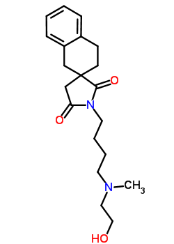 75639-64-4  1'-{4-[(2-hydroxyethyl)(methyl)amino]butyl}-3,4-dihydro-1H,2'H,5'H-spiro[naphthalene-2,3'-pyrrolidine]-2',5'-dione