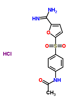 75745-70-9  N-{4-[(5-carbamimidoylfuran-2-yl)sulfonyl]phenyl}acetamide hydrochloride