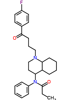 75786-57-1  N-{1-[4-(4-fluorophenyl)-4-oxobutyl]decahydroquinolin-4-yl}-N-phenylpropanamide