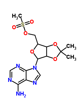 7687-45-8  9-[2,3-O-(1-methylethylidene)-5-O-(methylsulfonyl)pentofuranosyl]-9H-purin-6-amine