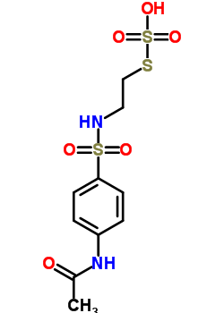 77012-65-8  S-[2-({[4-(acetylamino)phenyl]sulfonyl}amino)ethyl] hydrogen sulfurothioate