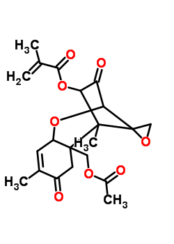 77620-58-7  15-(acetyloxy)-3,8-dioxo-12,13-epoxytrichothec-9-en-4-yl 2-methylprop-2-enoate