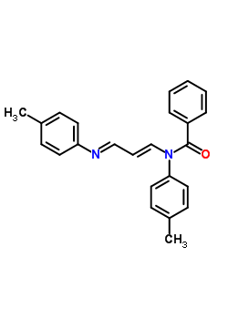 78486-46-1  N-(4-μεθυλοφαινυλο)-N-{(1E,3E)-3-[(4-μεθυλοφαινυλ)ιμινο]προπ-1-εν-1-υλο}βενζαμίδιο· N-(4-μεθυλοφαινυλο)-N-(3-((4-μεθυλοφαινυλο)ιμινο)-1-προπενυλο)βενζαμίδιο· N-(4-μεθυλοφαινυλο)-N-(3-((4-μεθυλοφαινυλ)ιμινο)-1-προπενυλο)βενζαμίδιο·