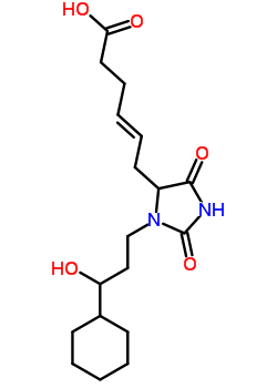 78864-51-4  (4E)-6-[3-(3-cyclohexyl-3-hydroxypropyl)-2,5-dioxoimidazolidin-4-yl]hex-4-enoic acid