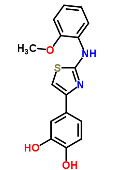 79571-63-4  4-{2-[(2-methoxyphenyl)amino]-1,3-thiazol-4-yl}benzene-1,2-diol