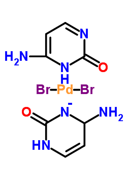 79949-31-8  4-amino-1,4-dihydropyrimidin-3-id-2-one; 4-amino-3H-pyrimidin-2-one; dibromopalladium