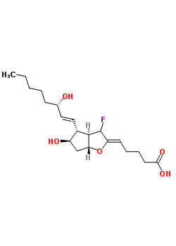 84217-11-8  (5Z,9beta,11alpha,13E,15S)-7-fluoro-11,15-dihydroxy-6,9-epoxyprosta-5,13-dien-1-oic acid