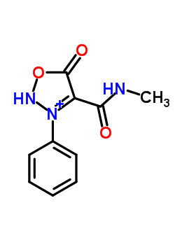 84877-58-7  4-(methylcarbamoyl)-5-oxo-3-phenyl-2,5-dihydro-1,2,3-oxadiazol-3-ium